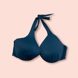 Victoria’s Secret Underwire Halter Bikini top with molded Cups 38DD